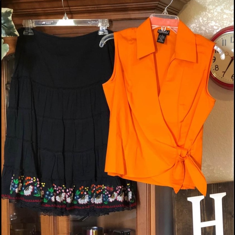 Skirt and Top Set
